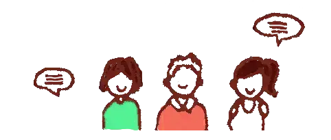 學員與讀者插畫頭像群